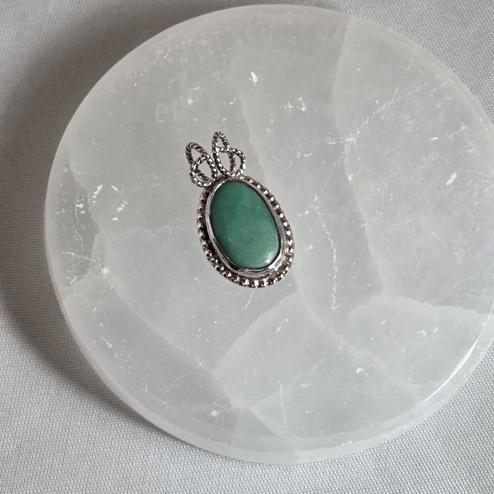 Sterling Silver And Turquoise Pendant
